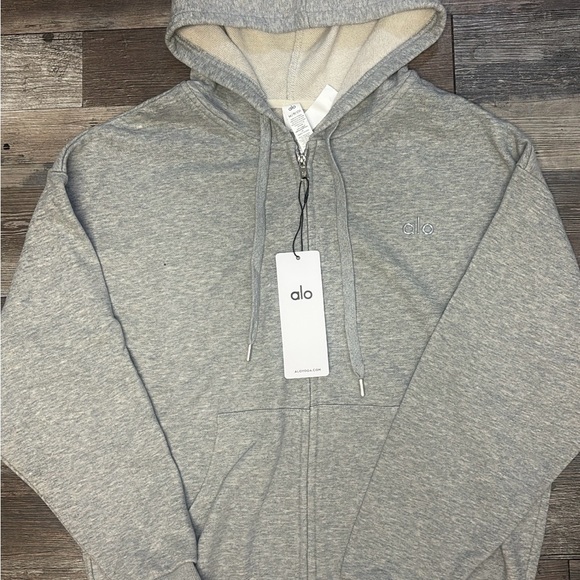 ALO Yoga Other - ALO Yoga Men's Heather Gray Zip-Up Sweater